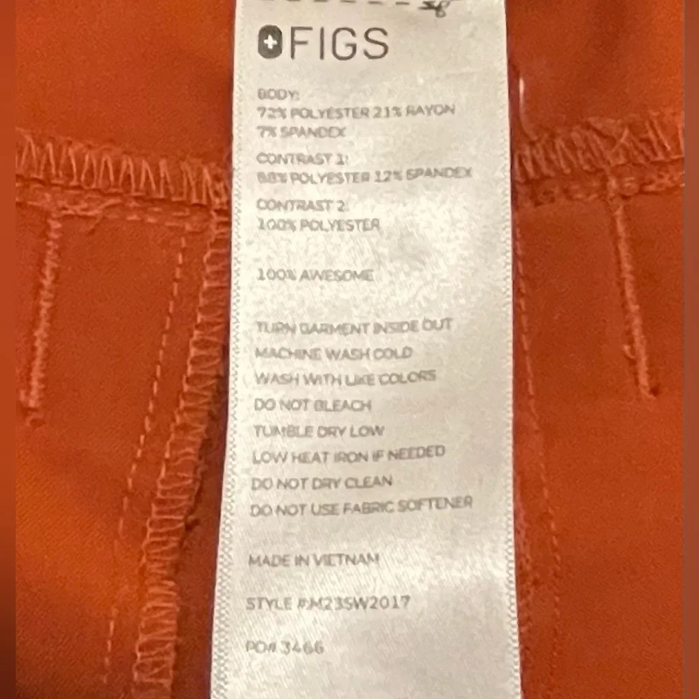 Figs Tansen Jogger Scrub Pants™, Auburn #3466, Size XS